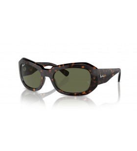 Ray-Ban RB2212 Beate M (56 - 20) met Groene lenzen en Schildpad frame Zonnebrillen