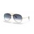 Ray-Ban RB3584N Blaze Aviator XL (61 - 13) met Blauwe lenzen en Goud frame Zonnebrillen