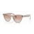 Ray-Ban RW4010 Ray-Ban | Meta Skyler M (52 - 20) met Roze lenzen en Grijs frame Zonnebrillen