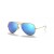 Ray-Ban RB3025 Aviator Flash Lenzen XXL (62 - 14) met Blauwe lenzen en Goud frame Zonnebrillen