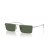 Ray-Ban RB3741 Emy Bio-Based L (56 - 17) met Groene lenzen en Zilver frame Zonnebrillen