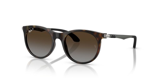 Ray-Ban RB9082S Lapset L (47 - 17), jossa on Harmaa linssit ja Kilpikonnan runko Aurinkolasit