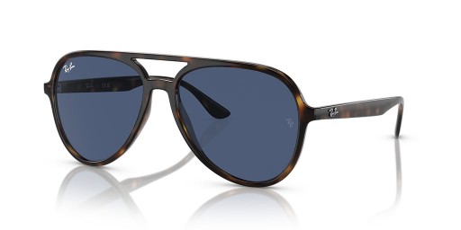 Ray-Ban RB4376 L (57 - 16) Sininen linssit ja Kilpikonnan runko Aurinkolasit