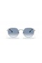 Ray-Ban RB3565 Jack L (53 - 20) Sininen linssit ja Hopea runko Aurinkolasit