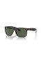 Ray-Ban RB4165F Justin Classic M (55 - 17) Vihreä linssit ja Kilpikonnan runko Aurinkolasit