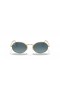 Ray-Ban RB3547 Oval Metalli M (51 - 21) Sininen linssit ja Kulta runko Aurinkolasit