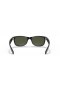 Ray-Ban RB2132 New Wayfarer Classic-M (55 - 18) Vihreä linssit ja Musta runko Aurinkolasit