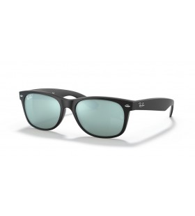 Ray-Ban RB2132 New Wayfarer Flash-M (55 - 18) Hopea linssit ja Musta runko Aurinkolasit
