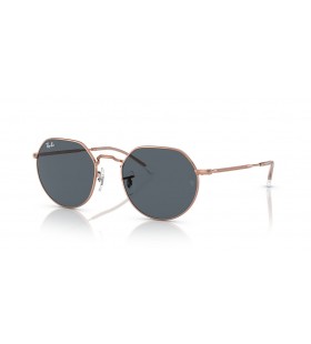 Ray-Ban RB3565 Jack Rose Gold M (51 - 20) Sininen linssit ja Pinkki runko Aurinkolasit