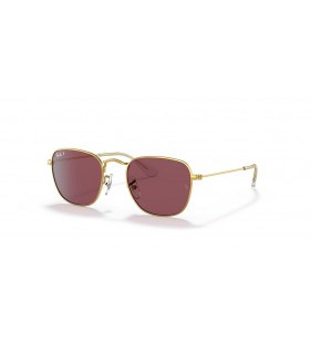 Ray-Ban RB9557S Frank Lapset M (46 - 19) Violetti linssit ja Kulta runko Aurinkolasit