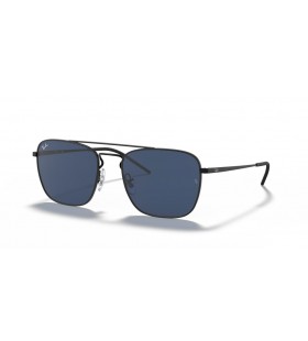 Ray-Ban RB3588 L (55 - 19) Sininen linssit ja Musta runko Aurinkolasit