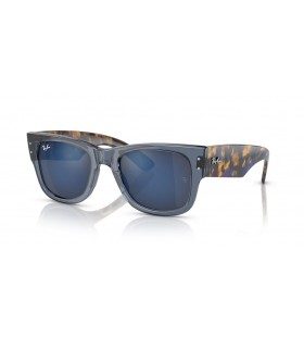 Ray-Ban RB0840S Mega Wayfarer M (51 - 21) Sininen linssit ja Sininen runko Aurinkolasit