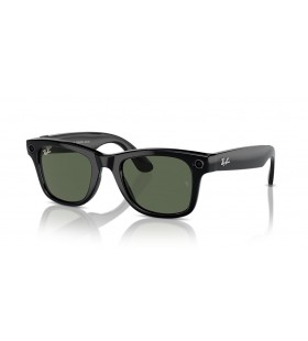 Ray-Ban RW4006 Ray-Ban | Meta Wayfarer M (- 50 - 22) VihreÃ¤ linssit ja Musta runko Aurinkolasit