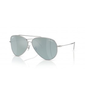 Ray-Ban RBR0101S Lenny Kravitz X Aviator KÃ¤Ã¤nteinen L (59 - 11) Hopea linssit ja Hopea runko Aurinkolasit
