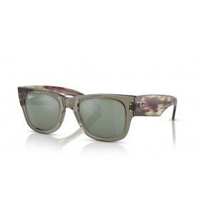 Ray-Ban RB0840S Mega Wayfarer M (51 - 21) Hopea linssit ja Vihreä runko Aurinkolasit
