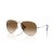Ray-Ban RB8089 Aviator Titanium XXL (62 - 14) Ruskea linssit ja Kulta runko Aurinkolasit