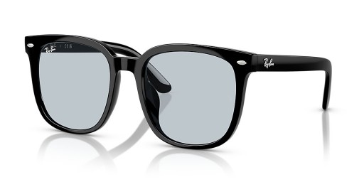 Ray-Ban RB4401D XXL (57 - 20) avec le Bleu de lentilles et Noir frame Lunettes de soleil
