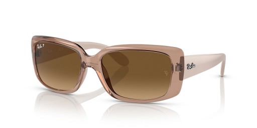 Ray-Ban RB4389 L (58 - 17) avec des lentilles Brunes et Brown frame Lunettes de soleil
