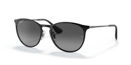Ray-Ban RB3539 Erika Métal M (54 - 19) avec des verres Gris et Noir frame Lunettes de soleil