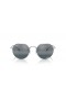 Ray-Ban RB3565 Jack Chromance L (53 - 20) avec le Bleu de lentilles et de Lunettes de soleil de cadre en Argent