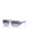 Ray-Ban RB4395 Kiliane Bio à Base de M (54 - 21) avec des lentilles Grises et Violettes frame Lunettes de soleil
