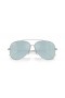 Ray-Ban RBR0101S Lenny Kravitz X Aviator Inverse XXL (62 - 11) avec de l'Argent et de lentilles de Lunettes de soleil de cadre en Argent