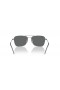 Ray-Ban RBR0102S Caravane Inverse XXL (61 - 15) avec des lentilles Grises et Silver frame Lunettes de soleil