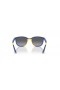 Ray-Ban RB9078S Enfants Bio à Base de M (48 - 16) avec des lentilles Grises et Blue frame Lunettes de soleil