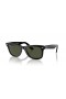 Ray-Ban RB2140 Original Wayfarer Classique de L (50 - 22) avec les lentilles Vertes et Noir frame Lunettes de soleil