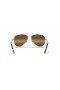 Ray-Ban RB3625 Nouveau Aviateur, L (58 - 14) avec des lentilles Brunes et d'Or frame Lunettes de soleil