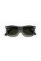 Ray-Ban RB2140F Original Wayfarer Classique L (52 - 22) avec les lentilles Vertes et Noir frame Lunettes de soleil