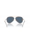 Ray-Ban RBR0101S Aviator Inverse L (59 - 11) avec le Bleu de lentilles et Rose frame Lunettes de soleil