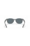 Ray-Ban RB2132 New Wayfarer Classic XL (58 - 18) avec le Bleu de lentilles et de Gris cadre des Lunettes de soleil