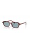 Ray-Ban RB4455 Zuri Bio-L (52 - 19) avec le Bleu de lentilles et Brown frame Lunettes de soleil