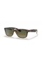 Ray-Ban RB2132 New Wayfarer Classique S (52 - 18) avec le Bleu de lentilles et Tortoise frame Lunettes de soleil