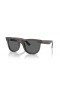 Ray-Ban RBR0502SF Wayfarer Inverse M (53 - 20) avec des lentilles Grises et Gris frame Lunettes de soleil