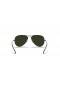 Ray-Ban RB3025 Aviator Classic XL (58 - 14) avec les lentilles Vertes et Silver frame Lunettes de soleil