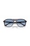 Ray-Ban RB2215 XXL (59 - 20) avec le Bleu de lentilles et Bleu frame Lunettes de soleil