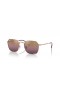 Ray-Ban RB3694 Jim XL (55 - 20) avec les lentilles Rouges et Rose frame Lunettes de soleil