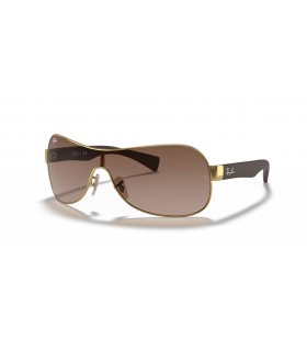 Ray-Ban RB3471 M (0 - 132) avec des lentilles Brunes et d'Or frame Lunettes de soleil