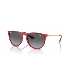 Ray-Ban RB4171 Erika Disney Minnie Mouse M (54 - 18) avec des lentilles Grises et Rouge frame Lunettes de soleil