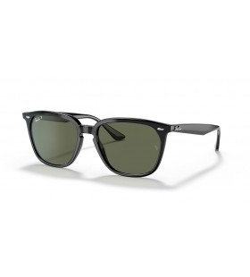 Ray-Ban RB4362 L (55 - 18) avec les lentilles Vertes et Noir frame Lunettes de soleil