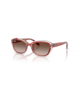 Ray-Ban RB9081S Enfants S (48 - 17) avec des lentilles Brunes et Rose frame Lunettes de soleil