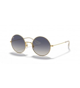 Ray-Ban RB3592 Ja-Jo XL (55 - 20) avec le Bleu de lentilles et d'Or frame Lunettes de soleil