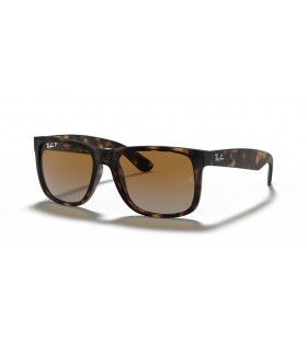 Ray-Ban RB4165 Justin Classique S (54 - 16) avec des lentilles Brunes et Tortoise frame Lunettes de soleil