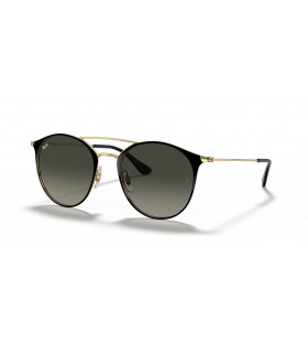 Ray-Ban RB3546 XL (52 - 20) avec des lentilles Grises et Noir frame Lunettes de soleil