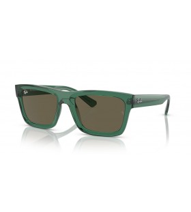 Ray-Ban RB4396 Warren Bio-XL (57 - 20) avec des lentilles Brunes et Vertes frame Lunettes de soleil