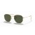 Ray-Ban RB3548 Hexagonale M (51 - 21) avec les lentilles Vertes et Or frame Lunettes de soleil