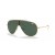 Ray-Ban RB3597 Ailes XL (0 - 133) avec les lentilles Vertes et Or frame Lunettes de soleil