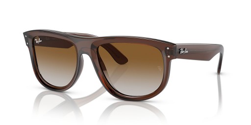 Ray-Ban RBR0501S Freund Umgekehrte L (56 - 18) mit Braunen Linsen und Braunem Rahmen Sonnenbrille